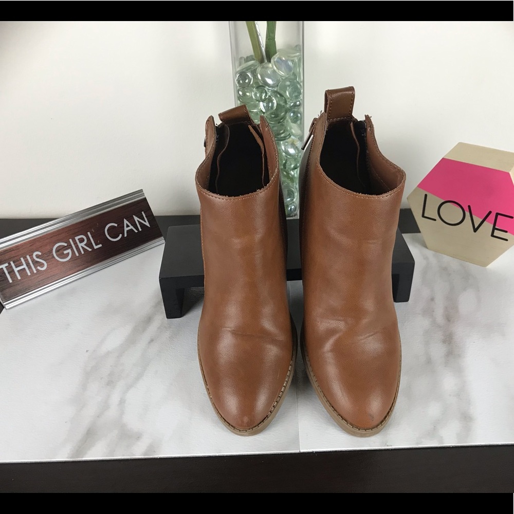 Tan Color Ankle Boots